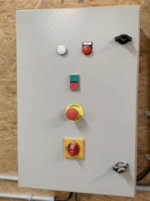 Armoire de commande sur ASPIRATION GROUPE ENSACHEUR MULTIFILTRES