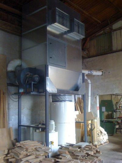 FILTRE DE PASSAGE SUR PRESSE A BRIQUETTES