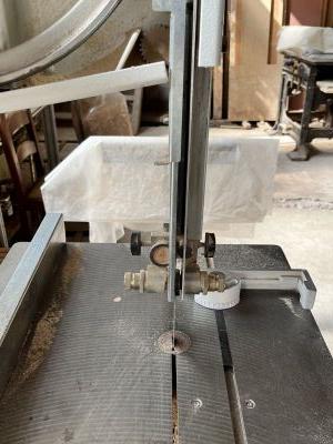 Guide lame de précison sur scie à ruban S45 Minimax